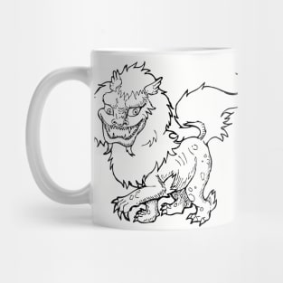 Inktober Shisa Cryptid Mug